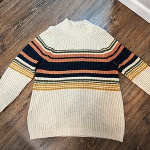 Chunky mock neck sweater